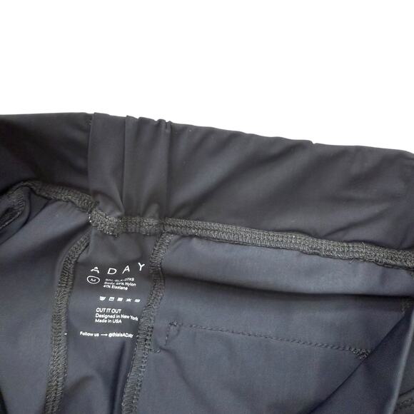 Aday Cut it Out Pants Womens Size M Midnight Blue - Picture 3 of 5